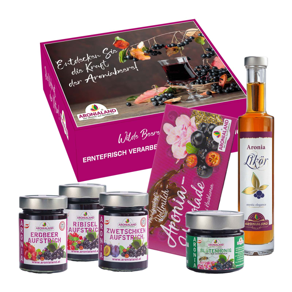 Aronia Geschenkset zartbittere Verführung